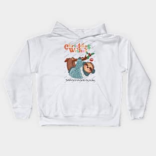 Merry Christmas original artwork by MONOTASK Kids Hoodie